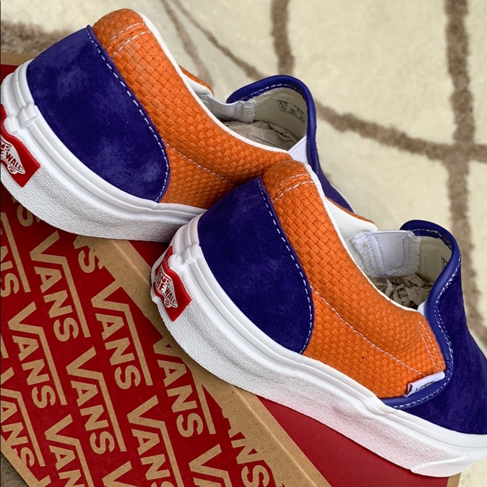 VANS CLASSIC SLIP ON P & C Royal Blue/Apricot men’ - Picture 9 of 16